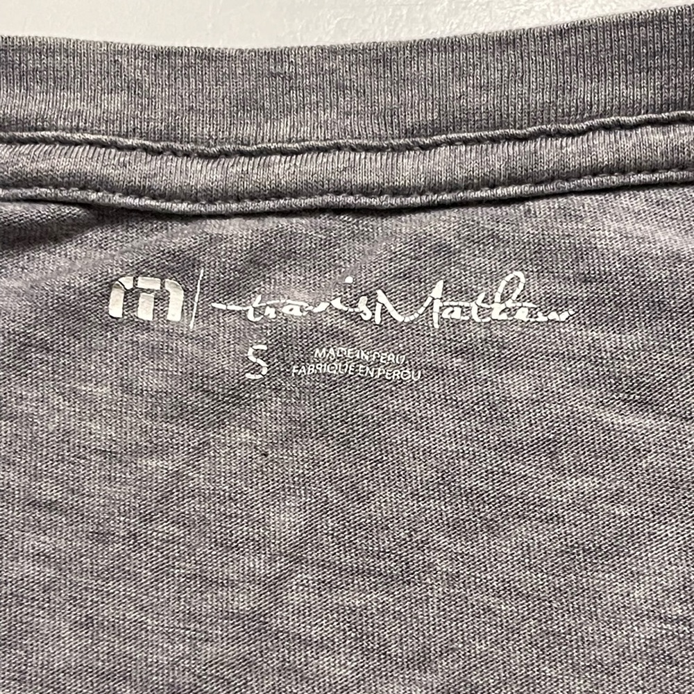 TravisMathew Men’s Medium Gray Shibby Graphic Print T-Shirt - Picture 7 of 7